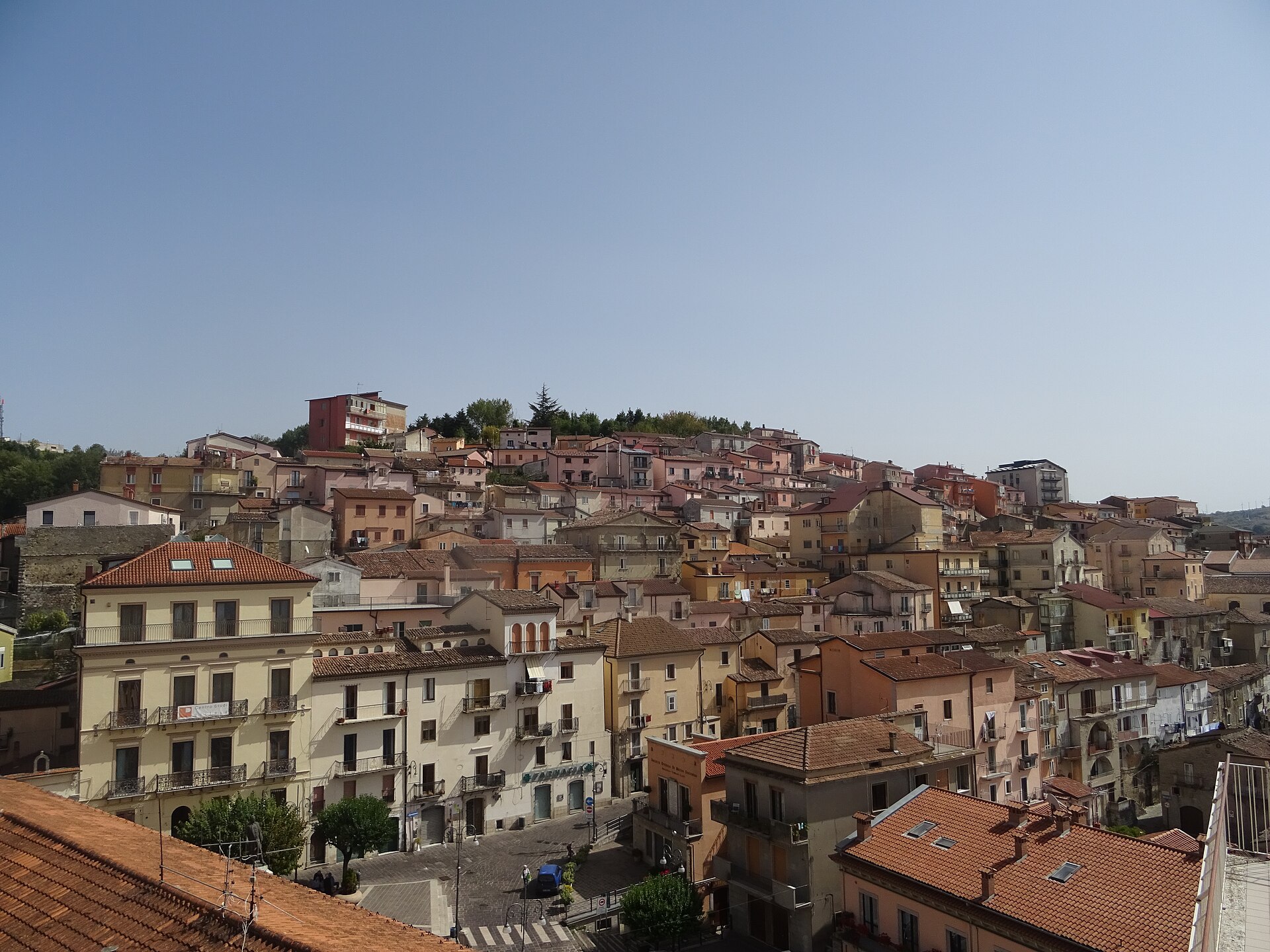 Panorama di Avigliano, in provincia di Potenza